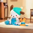 thumbnail image 4 of Sanrio Pochacco Retro Time Train Series Blind Box Cartoon Surprise Mystery Box Toy Decor Collectible Model Kid Birthday Gift hello kitty, 4 of 7