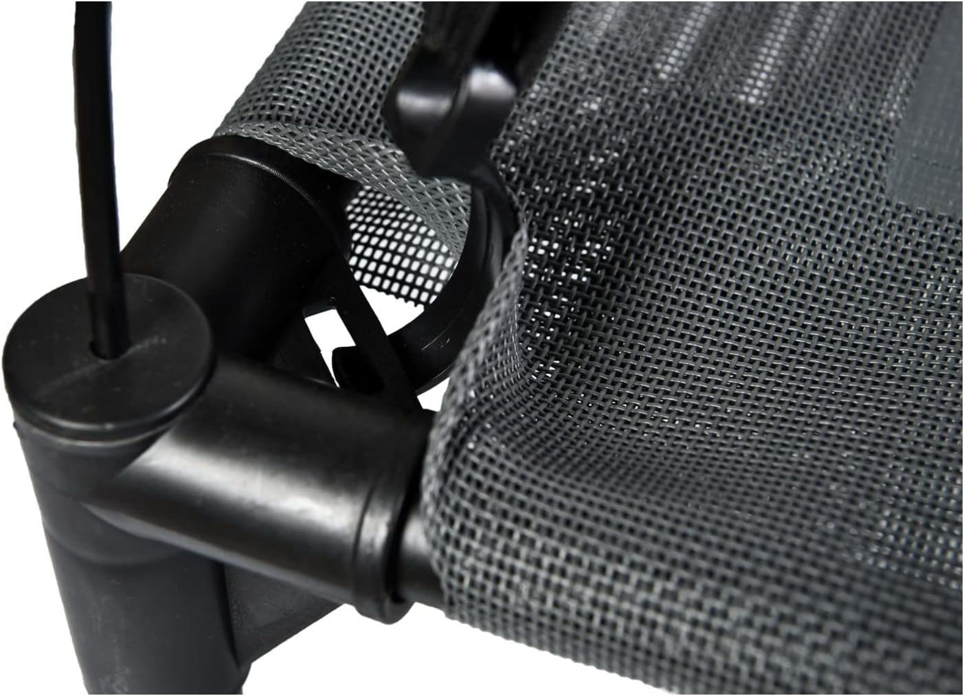 Go Gear Elevated Dog Cot with Removable Canopy, Gray