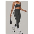 thumbnail image 3 of SKQIT Womens Workout Sets 2 Piece Yoga Outfits Contouring Contrast Stitching Sports Bra High Waist Leggings Gym Sets, 3 of 8