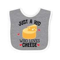 Inktastic Cheese Lover Kids Boys or Girls Baby Bib