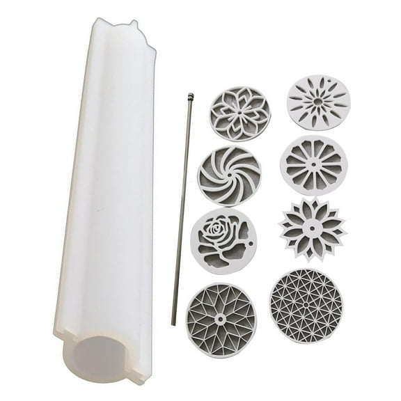 hejhncii Large Cylindrical Shape Mousse Mould Round Tube Mold Silicone Jelly Candle Molds