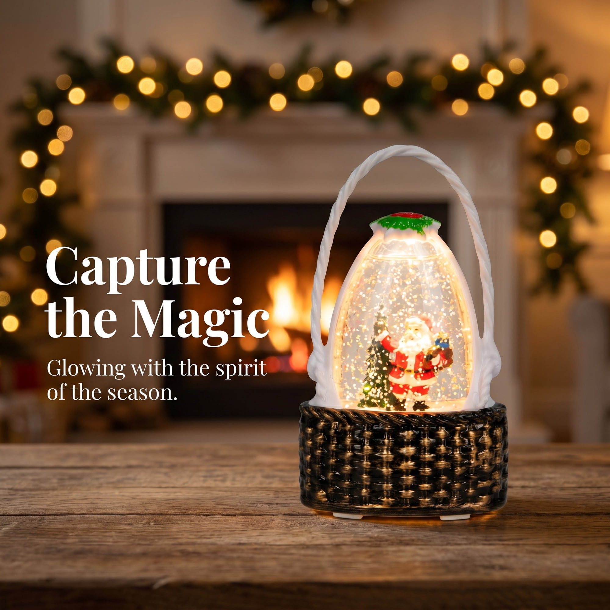 Unique Bargains Light Up Crystal Ball Shatterproof LED Glitter Sphere Orbs Brown Style A