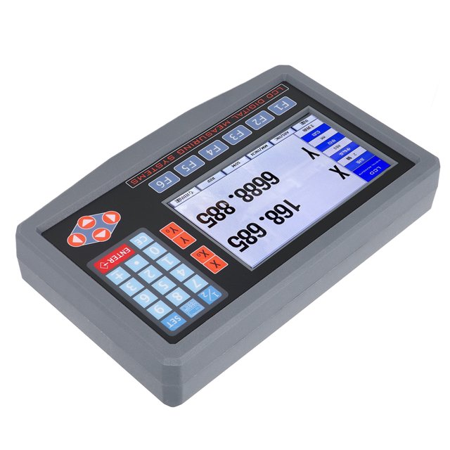 Medidor De Lectura LCD, Medidor De Pantalla Digital Rasterizado Teclas De Acceso Directo Configurables Con Herramientas De Montaje Para Tornos De Fresadoras