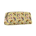 thumbnail image 2 of Goofa Beautiful Bright Birds And Flowers Pattern Leather Pencil Case, Pencil Pouch, Pencil Bag, Pen Case, Pen Pouch, Pen Bag, Pencil Pouches, Pencil Bags,College Pencil Case, 2 of 7