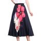 thumbnail image 1 of Gibobby faldas para mujer invierno Longitud A-line Falda plisada para mujer Falda plisada con cintura estampada Falda Falda medio elástica(Multicolor, Talla única), 1 of 5