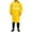 Yellow, variant on Men's Rainstorm Proof PVC Raincoat with Reflective Strip Long Sleeve Hiking Waterproof Jacket for Outdoor Activities Navy XXXL