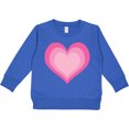 thumbnail image 2 of Inktastic Pink Valentine Heart Toddler Sweatshirt, 2 of 4