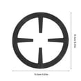 thumbnail image 2 of WRITWAA 4Pcs Stainless Steel Gas Burner Grates Stand Black for Supporting Small Cookware, 2 of 7