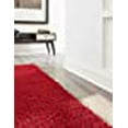 thumbnail image 5 of Unique Loom 3127957 2 ft. 2 in. x 6 ft. 5 in. Solid Shag Runner Rug, Cherry Red, 5 of 5