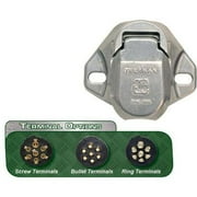 Tectran 670-75A 7 Way Socket  Solid Pin For Push On Terminal