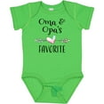 thumbnail image 3 of Inktastic Oma and Opa's Favorite Heart Grandchild Boys or Girls Baby Bodysuit, 3 of 5