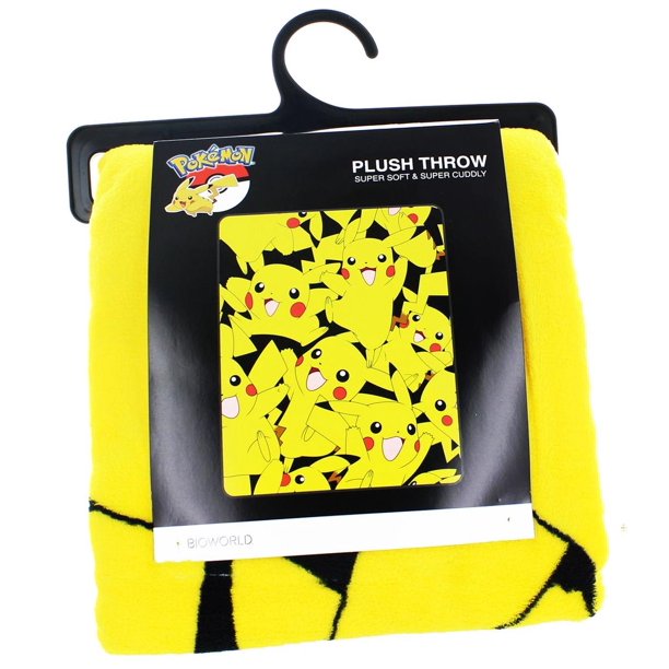 Pokemon Pikachu Lightweight Fleece Throw Blanket | 48 x 60 ...