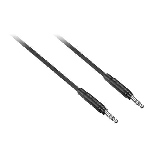 Insignia Câble Audio 6 Pieds 3.5mm (NS-HZ5272-C) – Noir Câble Stéréo aux. pour Audio de Haute Qualité