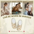 thumbnail image 7 of Balery Squirrel And Leaves Pattern Women's Fuzzy Memory Foam Slippers Fluffy Winter House Shoes Indoor and Outdoor-44/45, 7 of 7