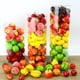 thumbnail image 1 of Juego de 10 frutas artificiales de espuma de colores vibrantes, realistas, miniaccesorios fotográficos de larga duración y decoración para la mesa del comedor., 1 of 8