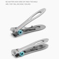 thumbnail image 2 of Nail Clippers for Seniors Thick Nails, RUseeN Angled Head Ergonomic Toenail Clippers with Wide Opening, Precision Large Finger Nail Clipper with Catcher Heavy Duty Nail Cutter Trimmer for Men Women, 2 of 9