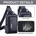 thumbnail image 3 of Bolso bandolera de un solo hombro, 3 of 5