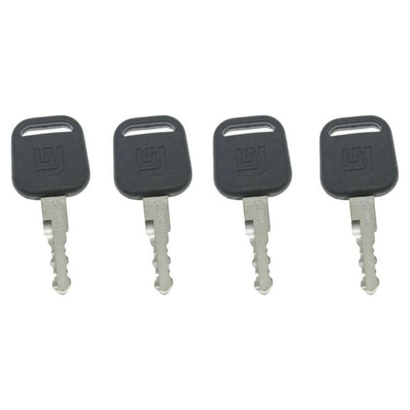 4 Pack 85# 34B0557 Keys for Liugong Excavator and Heavy Equipment Ignigion ,Fuel Cap