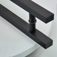 thumbnail image 4 of Matte Black Stainless Steel Door Handle for Glass and Wooden Doors - Durable Rust-Resistant Hardware, 4 of 5