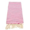 Linum Home 100% Turkish Cotton Fun in the Sun Striped Pestemal Beach Towel