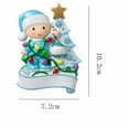 thumbnail image 2 of Descuentos Únicos, Lindo colgante de árbol de Navidad con forma de farol de muñeco de nieve, colgante decorativo con bendición de nombre Akmoler, 2 of 8