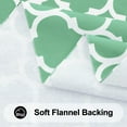thumbnail image 6 of decorUhome Waterproof Vinyl Tablecloth with Flannel Backing for Rectangle Tables-52x70 inch,Wipeable Stain Resistant Table Cover,Moroccan,Sage Green,Indoor and Outdoor, 6 of 8