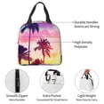 thumbnail image 4 of Honeii Tropical Palm Tree at Sunset Print Lunch Bag Women, Lunch Box Lunch Bag for Women Adult Men, Small Leakproof Cute Lunch Tote Large Capacity Reusable, 4 of 8