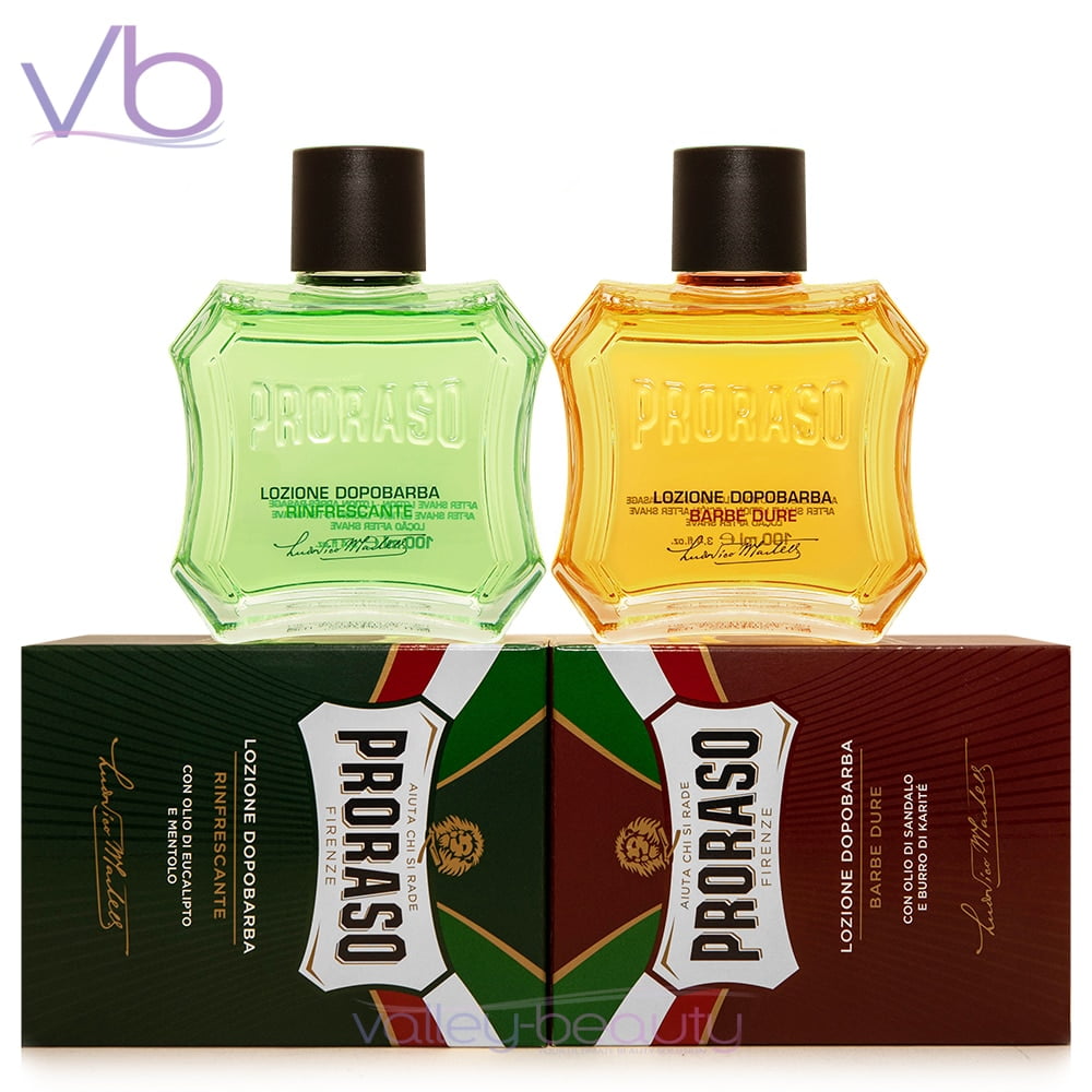 Proraso Red & Green AfterShave Lotion, 2x 100ml