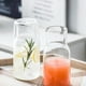 thumbnail image 5 of Billuyoard Jarra de agua de vidrio elegante con tapa, taza fácil de limpiar, idea de regalo, jarra de agua transparente con tapa Cocina y Comedor Una olla + Una taza 360ml, 5 of 6