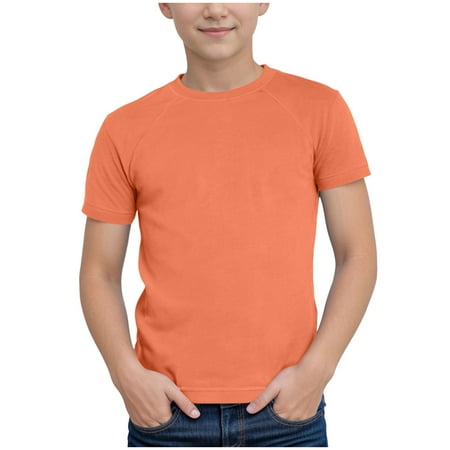 Quealent Boys Rash Guard Short Sleeve UPF 50+ Sun Protection Swim Shirt Kids Quick Dry SPF Water Shirt (Gold 6-7 Years)