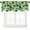 Green, variant on 54x18 Inches White St. Patricks Day Window Valance Green Shamrock Gnome Shamrock Fortune Love Indoor Window Decor Polyester