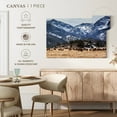 thumbnail image 4 of Elephant Stock Elks Of Rocky Mountains Wall Art - Horizontal Canvas Wall Art - Living Room Wall Decor - Nature Canvas - Brown And Blue Decor - 39" x 26", 4 of 4