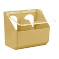 thumbnail image 1 of Comedero para palomas, caja colgante, accesorio de jaula, resistente y ligero, estuche de alimentación para palomas, estuche de almacenamiento de Caqui, 1 of 8