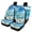 Sea Turtle Floral Print, variant on Pzuqiu Blue Butterfly Art Car Seat Covers Removable Car Seat Covers Full Set Easy Installation Breathable Front and Rear Seat Cover Set Fit for Truck most Cars