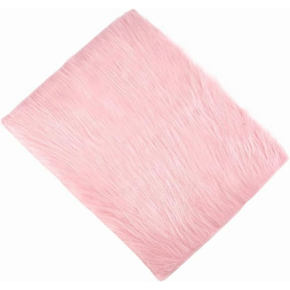 1 pc Plush Cloth Fabric for DIY Crafts Table Mesa Protection Background Cloth Pearl Pink 400x500~520x2mm