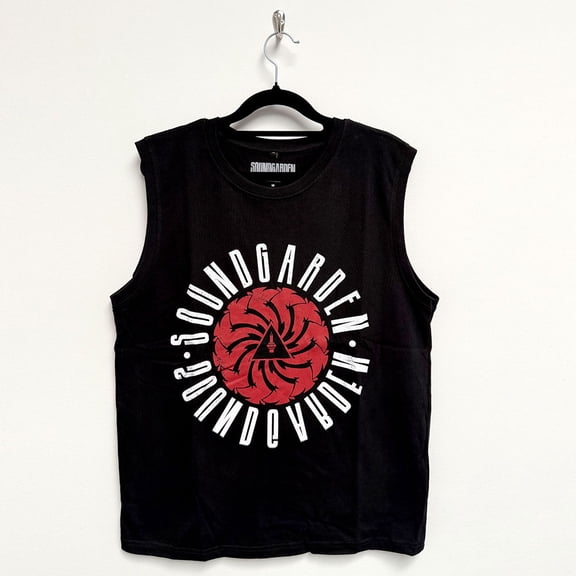 Soundgarden Unisex Tank T-Shirt Circle Logo (Black)