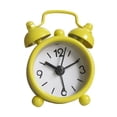 thumbnail image 1 of 3xMini Precioso Reloj Despertador Analógico de Doble Campana para Decoración de Dormitorio Infantil Amarillo 6 piezas, 1 of 7