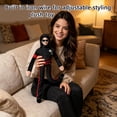 thumbnail image 4 of Michae Bendable Pop Star Plush Doll with Internal Wire Armature, Posable Stuffed Puppet for Desk Display, Collectible Music Gift for M-J Fans, 3 Pack, 4 of 5