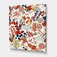 thumbnail image 3 of Designart ' Botanical Retro Garden ' Bohemian & Eclectic Canvas Wall Art Print, 3 of 4