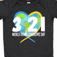 thumbnail image 4 of Inktastic 3 21 World Down Syndrome Day with Heart Shaped Earth Boys or Girls Baby Bodysuit, 4 of 5