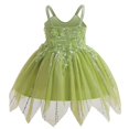 thumbnail image 5 of Vestido de hada para niñas, disfraz de Campanilla, disfraz de elfo para niñas pequeñas, ropa de princesa, ropa de Halloween, Navidad, fiesta de cumpleaños, trajes para niños, 5 of 5