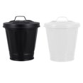thumbnail image 1 of 2pcs Mini Trash Can Flowerpots Iron Creative Waste Bin Flowerpot with Lids, 1 of 6