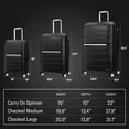 thumbnail image 5 of Equipaje Samsonite Freeform Hardside, expandible, 24 pulgadas, color lila, 5 of 5