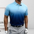 thumbnail image 4 of VSSSJ Men's Golf Shirts Short Sleeve Moisture Wicking Casual T-Shirt Quick Dry Regular Fit Button Athletic Tennis Collared Shirts Blue XXXXXL, 4 of 5