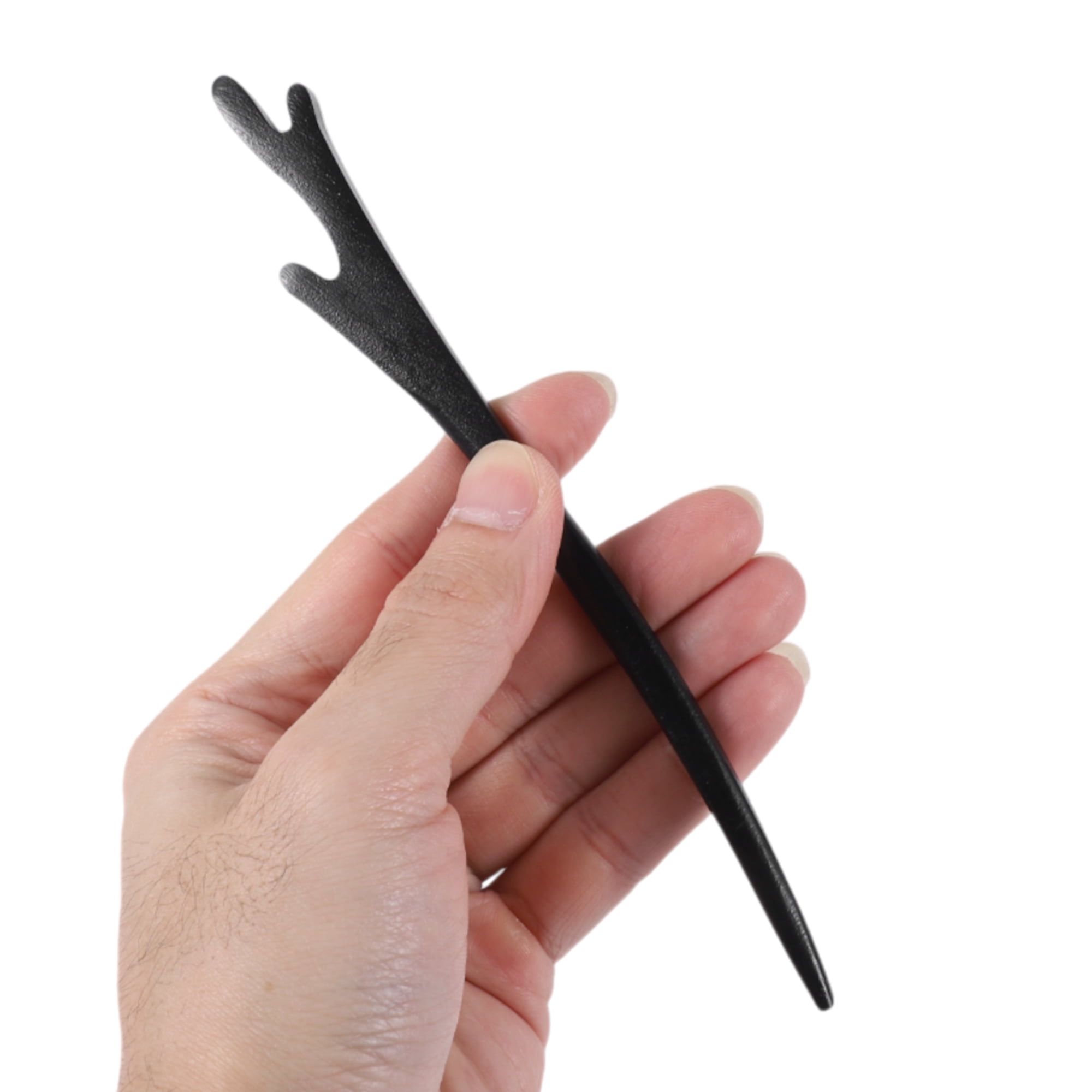 Unique Bargains Comfortable No Slip Butterfly Hair Chopstick for Women 1 Pc ["Dragon Horn"]