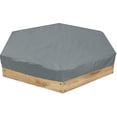 thumbnail image 1 of Lot de 1 Housse Imperméable pour Bac à Sable Hexagonale, Résistante aux Uv, Housse de Protection pour Bac à Sable pour Bac à Sable, Jouets, Piscine et Mobilier de Piscine, 1 of 2