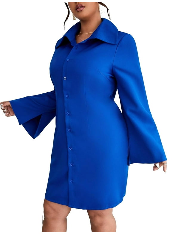 Royal Blue Plus Size Dresses