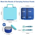 thumbnail image 4 of Lonchera Bento Pawtong con termo para sopa de 240 ml para niños, color azul, 4 of 6