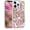Pink, variant on Compatible with iPhone 14 Pro Max Bling Diamond Case Fashion Luxury Glitter Shiny Crystal Rhinestones Case Sparkling 3D Heart Crown Flower and Butterfly Gemstone Case for Women and Girls