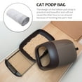 thumbnail image 6 of 30 Count Extra Large Cat Litter Box Liners: Heavy Duty Vest-Style Drawstring Bags – Extra Strong Tear-Resistant Waste Receptacles for Cleanpethome Self-Cleaning Litter Box, Home & Outdoor,Clear,, 6 of 6